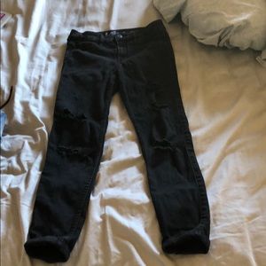 Black Hollister Skinny Jeans